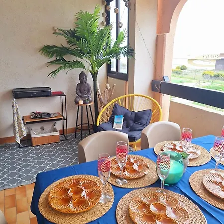 Lägenhet Beach Apartment Le Barcarès